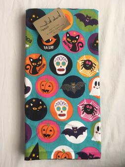 2 Halloween Kitchen Hand Dish Towels, Gift Home Witch, Pumpk