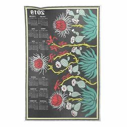 Calendar 2018 Linen Cotton By Spoonflower