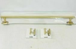 Bar & Towel / Robe Hooks In Brushed Brass