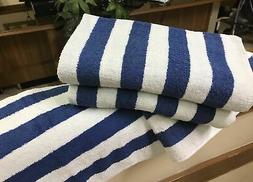 S In Cabana Stripe Blue 30x70 100% Cotton