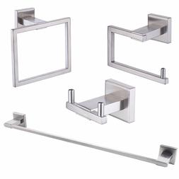 Bar Toilet Paper Holder Towel Ring Hook Mount