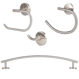 Bar/holder/hanger/hook Bath Hardware Accessories Set Brushed