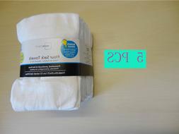 S White 100% Cotton Large 28"x29"