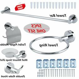 Bar Ring Toilet Bathroom Hardware Set To