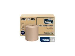 Roll, Notched, 8" X 800 Ft, Natural, 6 Rolls /