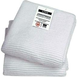 Now Designs Ripple Kitchen Towel, Set of 2, White