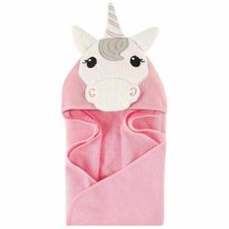 Hudson Baby Animal Hooded Towel, Unicorn, 33''x33''