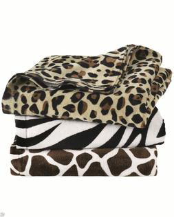 Company Animal Print Velour Beach Towel C3060a 30" X 60"