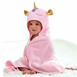 -soft Unicorn Hooded Towels For Baby Girls Infant Todd