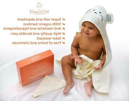 Bamboo - Toddler Hooded Bath Towel | Organic Bamboo Baby Tow