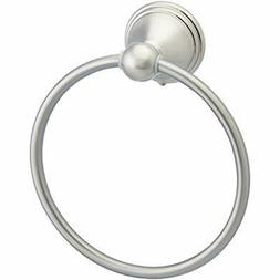 Rings Modern Bathroom Hand Ring, Satin Nickel -