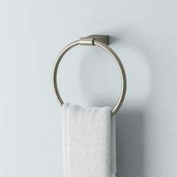 Ring, Towel Ring, Modern, Wall Mounted, Nickel, Silver, Plat