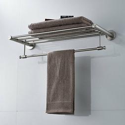 Rail Holder Bathroom Accessory Sets Storage Rack Shelf
