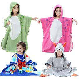 Bath Towels Animal Hooded Towel Cotton Bathrobe For Boys/gir
