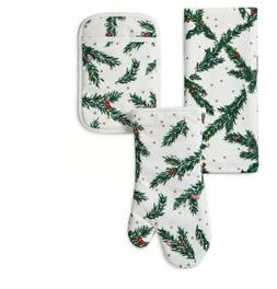 Oven Mitt Pot Holder 3 Piece Set
