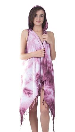 CLEARANCE SALE 100% Cotton Beach Dress / Pareo -Dried Rose -