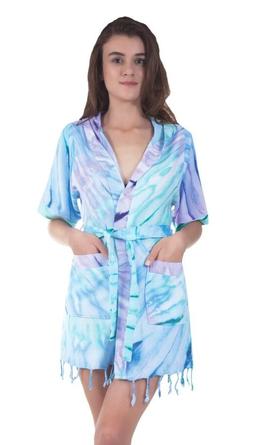 CLEARANCE SALE Sea Reflection Cotton #Beach Dress / #Pareo