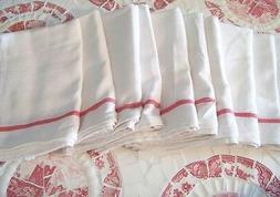 S French Stripe Dinner Napkins Hotel Bbq