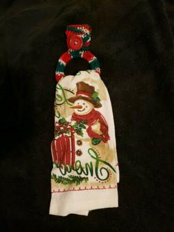 Ring With Christmas Snowman Towel