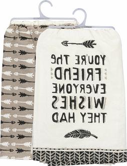 Primitives by Kathy Dish Towels, Set of 2 &mdash; The Friend Eve