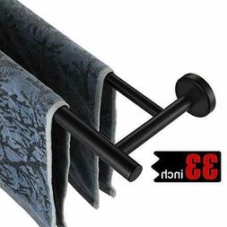 Bar, Matte Black 30 Inch Stainless Steel Towel Rack For...