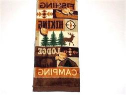 Bear Deer Camping Hiking Cabin Lodge Home Decor