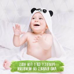 100% Organic Bamboo &ndash; Cute Design Bath Towels For Baby Gir
