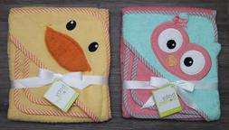 & Wash Cloth Set ~ Duck Or Owl ~