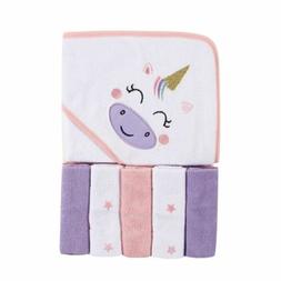 And 5 Washcloths, Unicorn, One Size