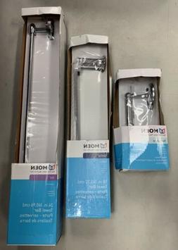 Bars And Toilet Paper Holder In Chrome