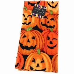 Ritz Pumpkin Jack o Lantern Halloween Kitchen Towel