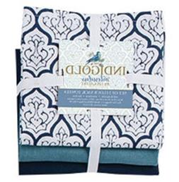 3 Set: 1-blue 1-turquoise Solid 1-print A8319