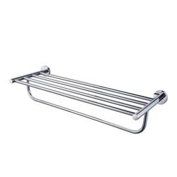 Rack, With Towel Bar 23 Inch Polished Bathroom Shelf Wall Mo