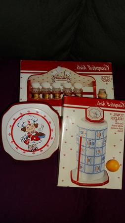 Holder Unsued, Spice Rack Unused, Tile Trivet Used 1991