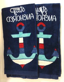 Set 2 Stay Anchored Nautical Ocean Anchor Heavy Quality Gift