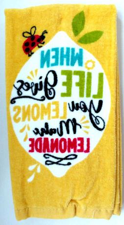 S Set 2 Lemons Lemonade Yellow Lady Bug Home Cooking Gift