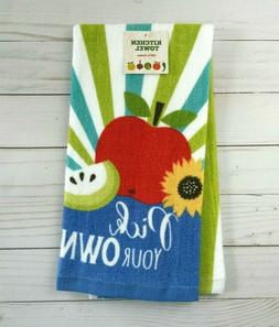 Apples Pick Your Own Sunflower Terry Cloth