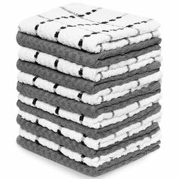 Zeppoli Kitchen Towels, 12 Pack - 100% Soft Cotton -15" x 25