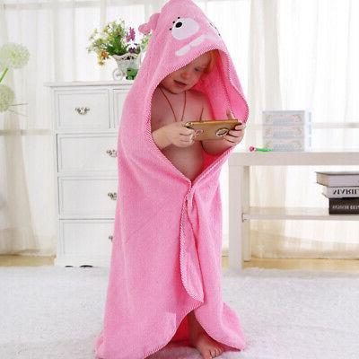Beach Poncho With Hood Robe Baby Towel