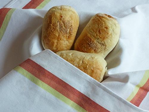 Harringdons Set of 12-Tea 100% Dish Cloths Soft Absorbent. with Blue, Green red 4 no
