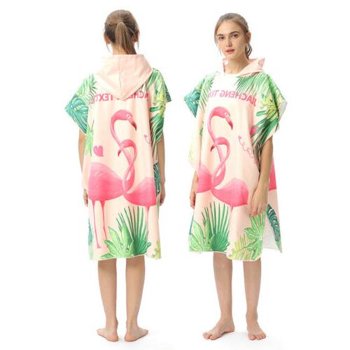 Adult Hooded Beach Mat Towels Poncho