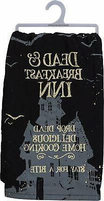 ~ Dead & Breakfast Inn Halloween Black