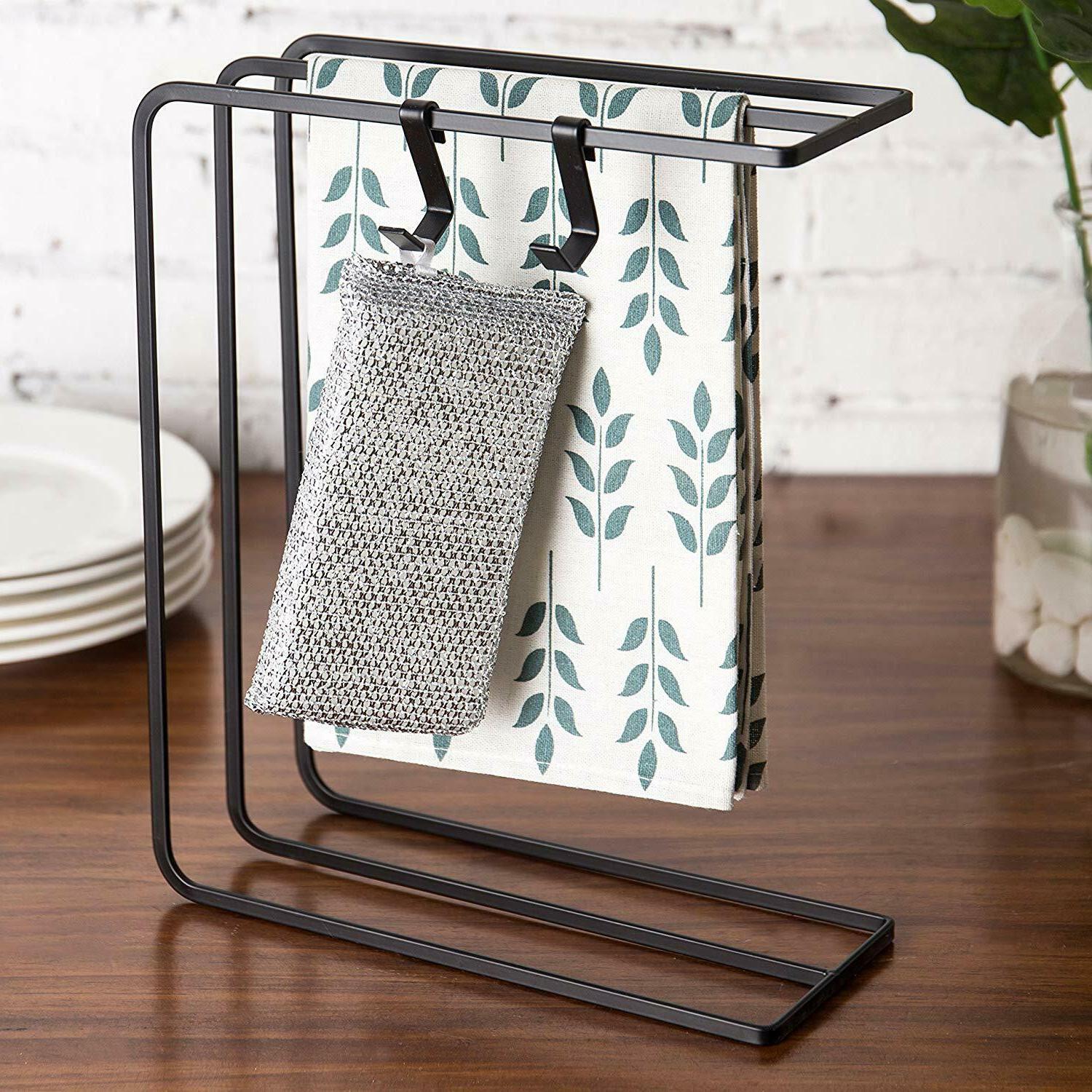 Holder Hanger Stand Countertop Kitchen Bathroom Metal Rack