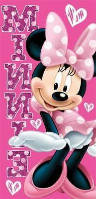Minnie Mouse Sassy Hearts NEW with Tags Disney Beach Towel  