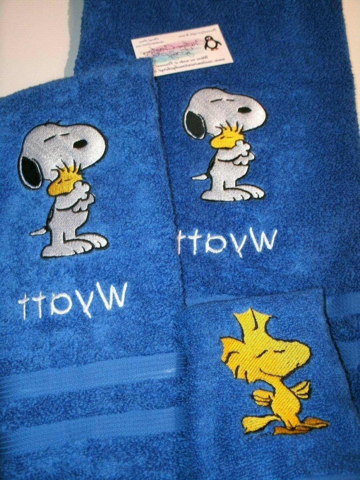 Snoopy hugging Woodstock 3 Set Any Color