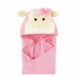 Hudson Baby Lamb Animal Face Hooded Towel