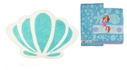 Disney Little Mermaid Ariel Seashell Tufted 30" Bath Rug or 