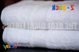 Cotton Bamboo Bath Sheets  Towels Set Of 2