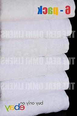 Premium Cotton Bamboo White, Hand Towel - Set Of 6