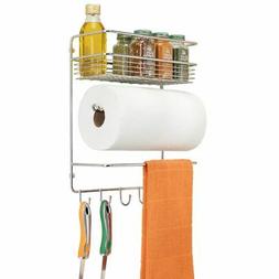 Holder With Storage Shelf/hooks